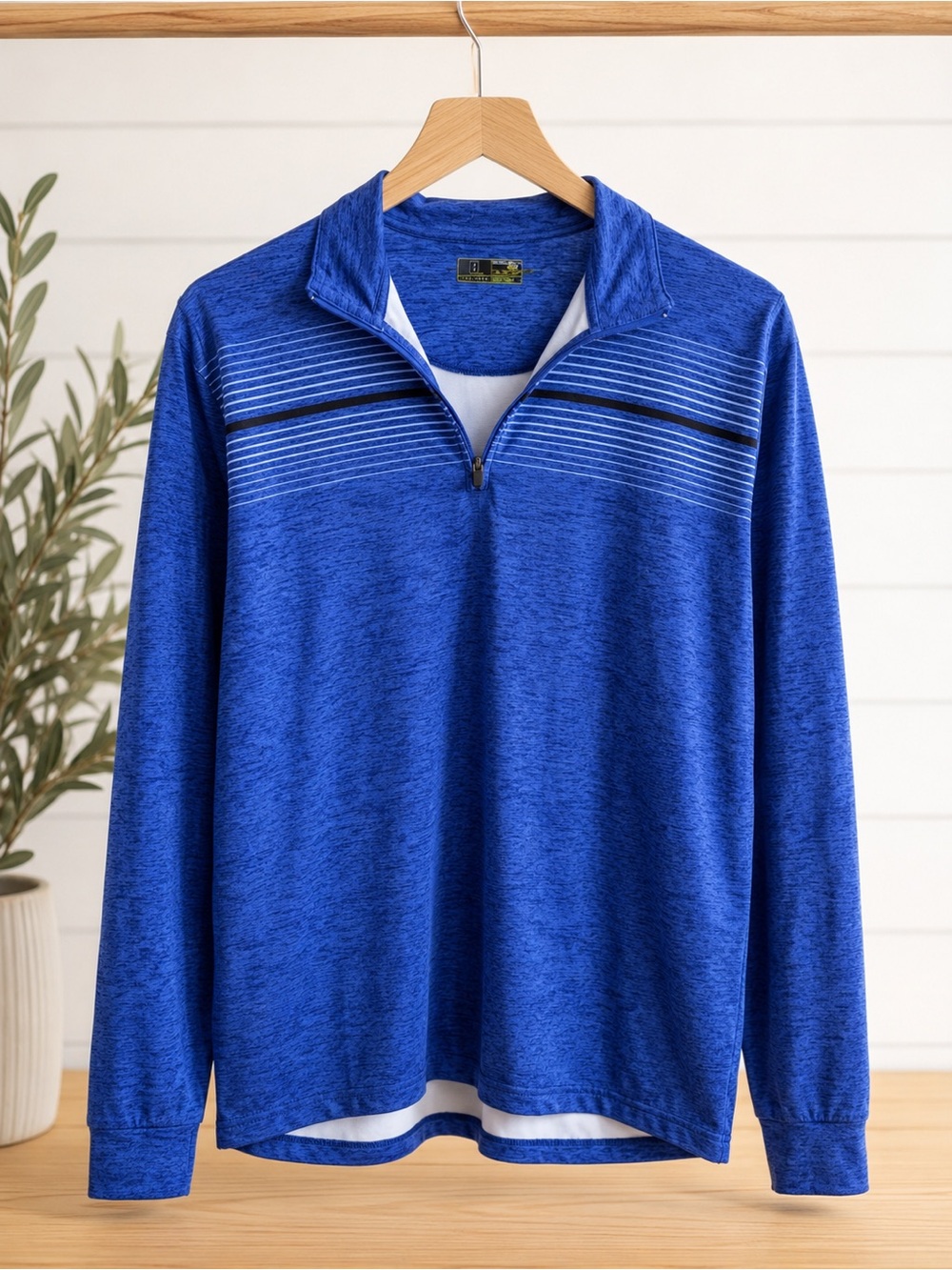 PGA TOUR MotionFlux 360 Quarter-Zip Golf Pullover Men’s XL Blue Performance Gear